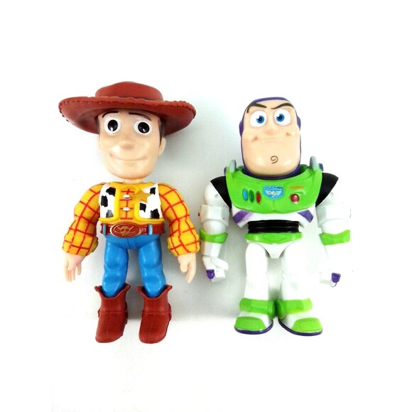 COPY - 2 Action Figures Buzz Lightyear & Sheriff Woody From Toy Story - Picture 7 of 7